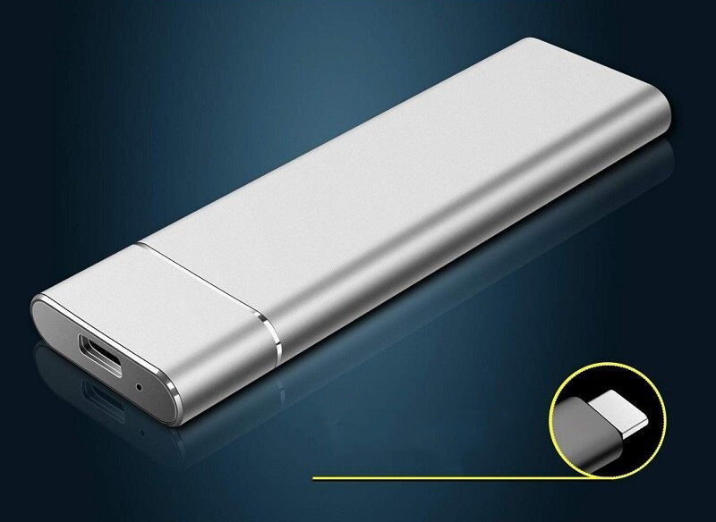 Compact External SSD Drive – High-Capacity Storage with USB 3.1 for Fast Performance