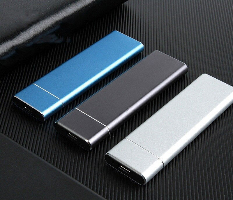 High-Speed External Hard Drive – Compact and Sturdy Aluminum Housing