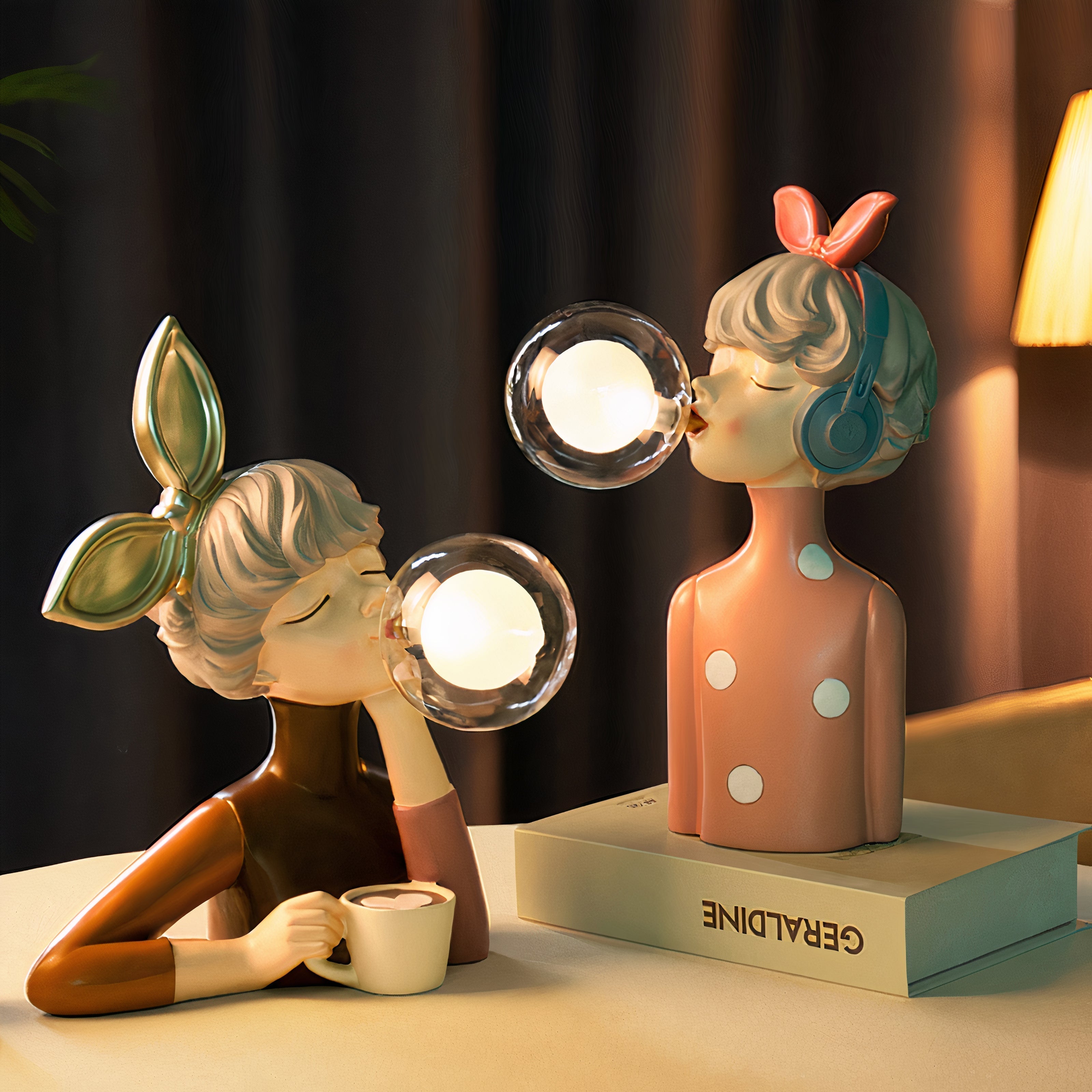 LuxeForge – Elegant Artisan Crafted Lamp for Bespoke Interiors