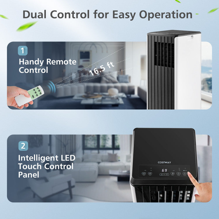 Compact Indoor AC with Dehumidifier – 10000 BTU Cooling Unit for 350 Sq.Ft Rooms | Smart Relief | Ideal for Home & Office Use
