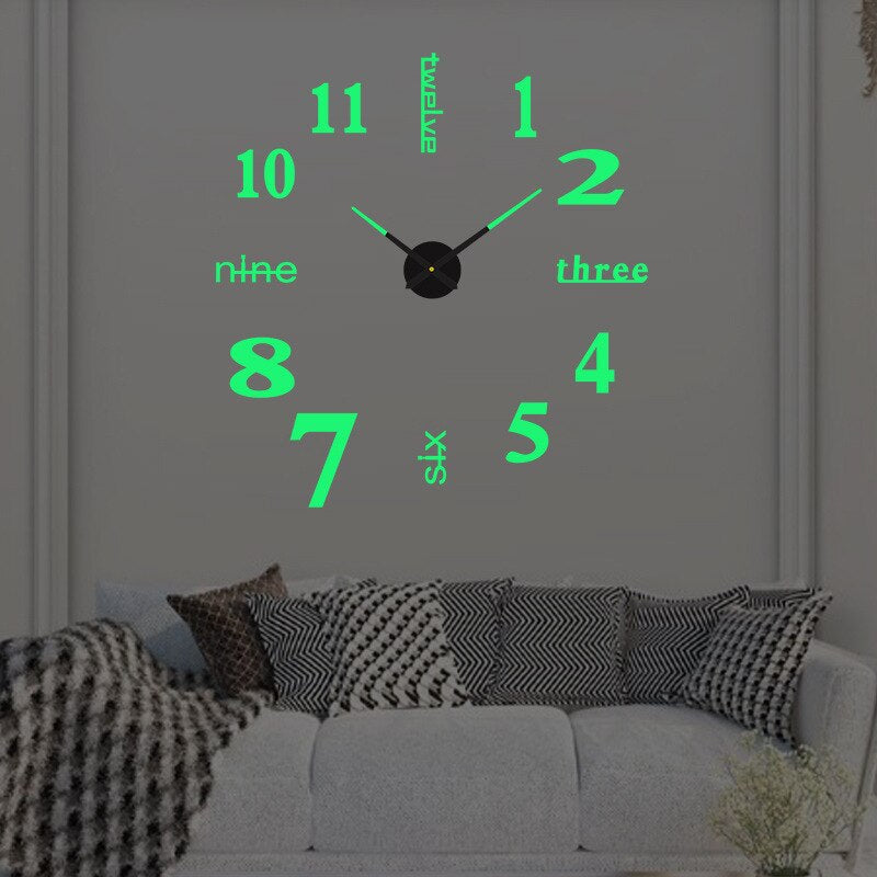 Modern Statement Wall Clock – Artistic Design for Bold Interior Accents