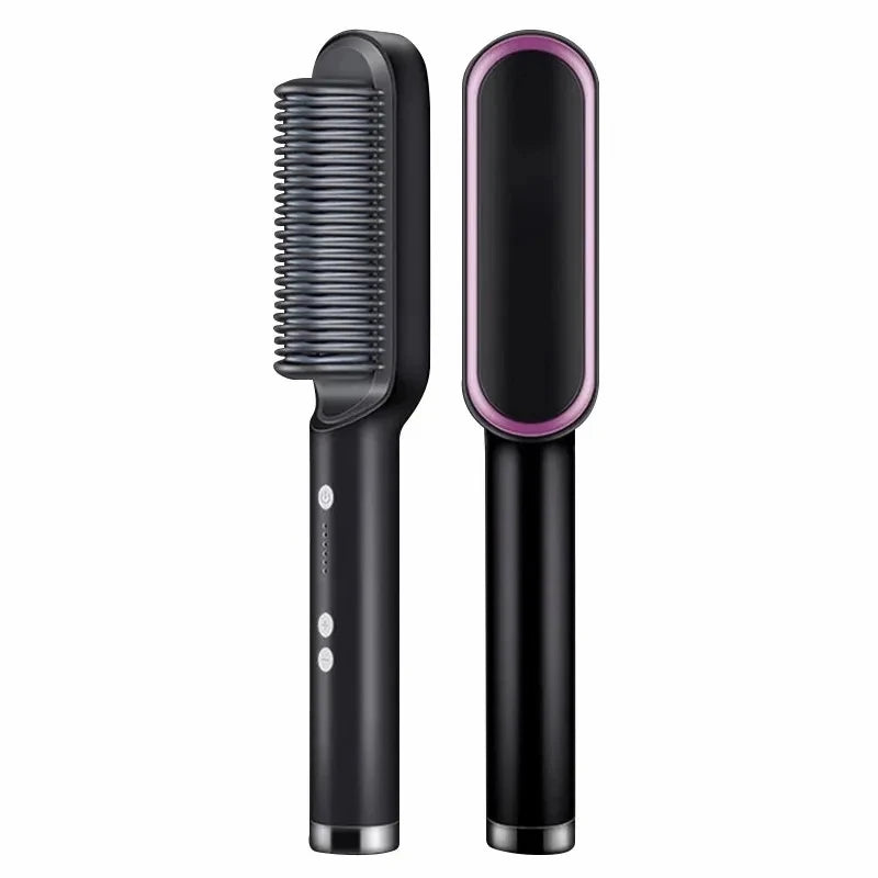 GlowTamer – Dual-Function Blow Dryer & Styling Brush with Tourmaline Ceramic Technology