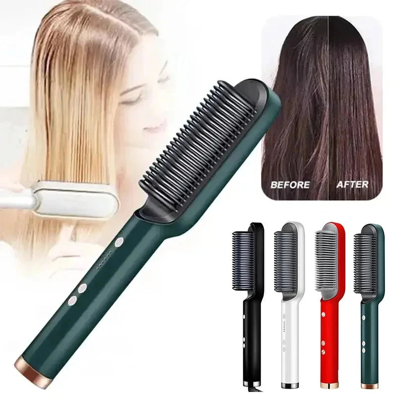 GlowTamer – Dual-Function Blow Dryer & Styling Brush with Tourmaline Ceramic Technology