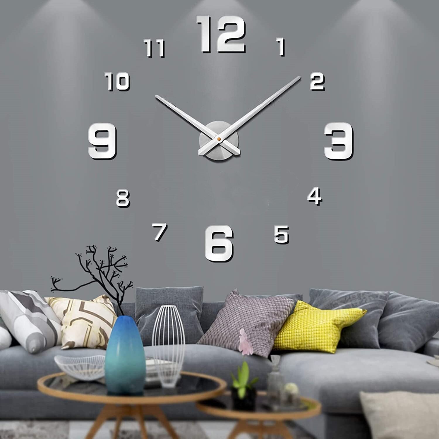 Modern Statement Wall Clock – Artistic Design for Bold Interior Accents