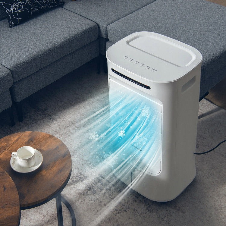 Smart 4-in-1 Air Cooling System – Compact Portable Evaporative Fan with Timer & Multi-Speed Modes | Targeted Comfort | For Personal & Indoor Use