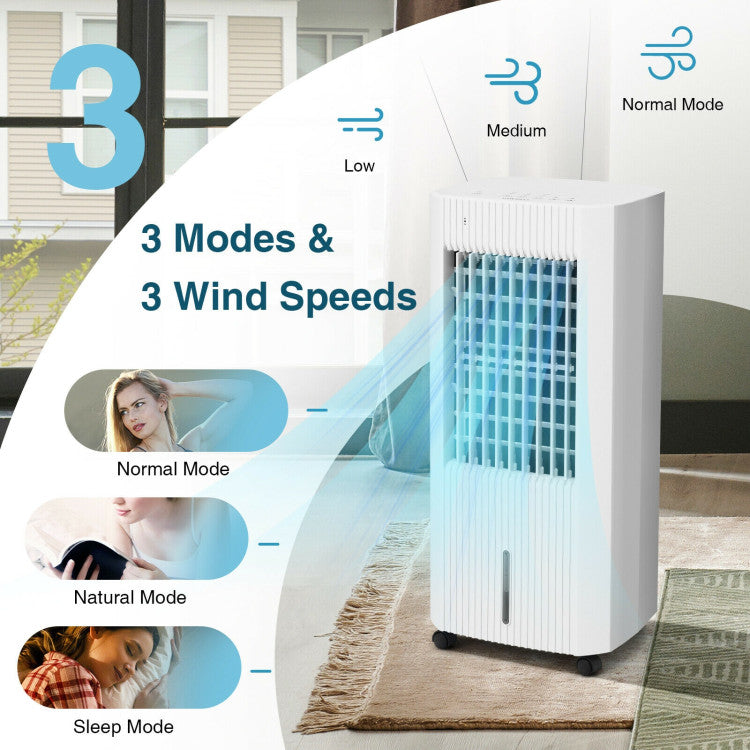 Multi-Mode Air Cooling System – Efficient Evaporative Cooler with Adjustable Speeds | Hassle-Free Mobility | Perfect for Any Room