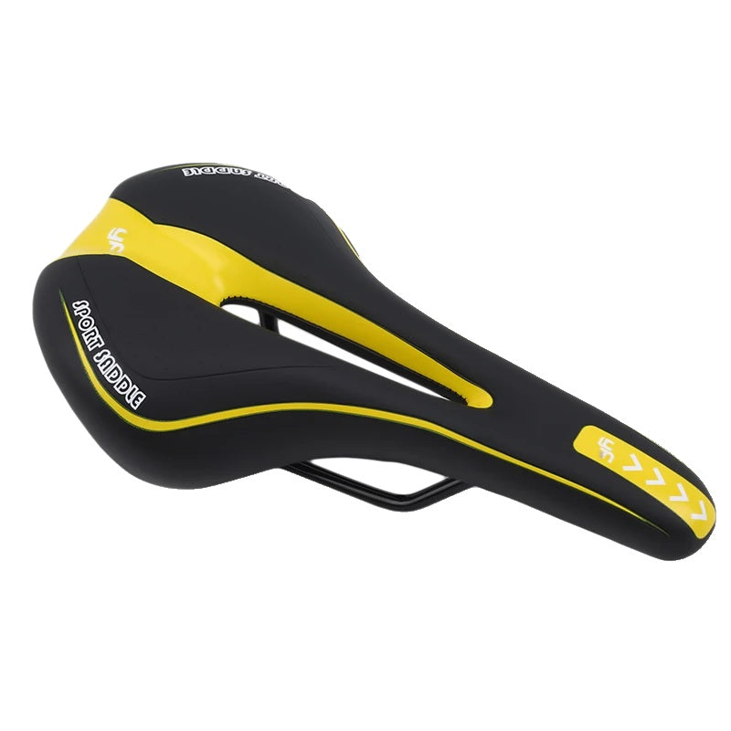 Extra Soft Gel Bicycle Saddle – Ergonomic Seat with Hollow Ventilation for MTB & Road Bikes, Non-Slip Finish and Enhanced Air Circulation
