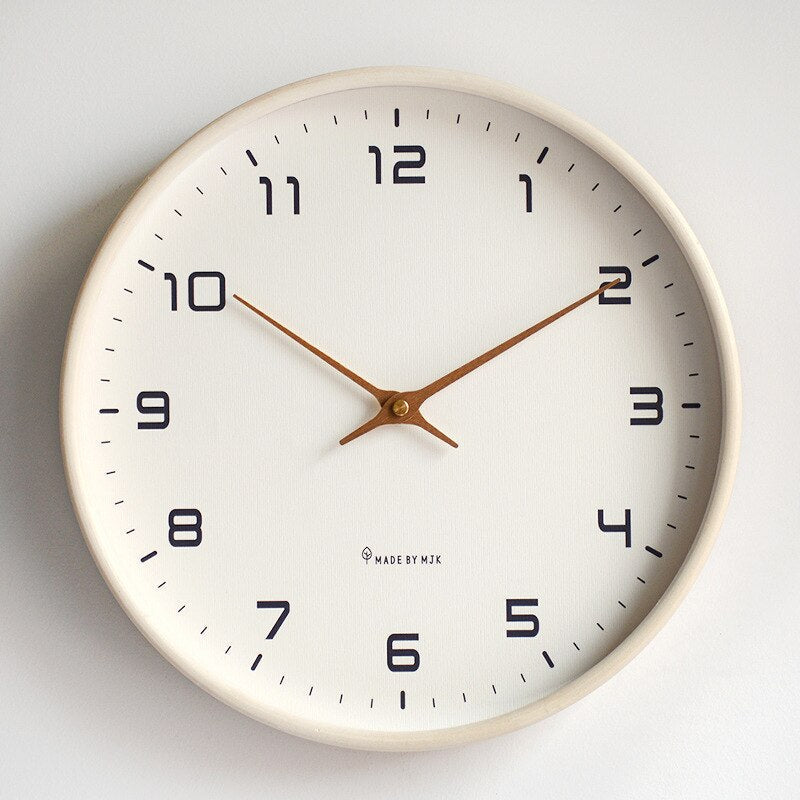 Minimalist Wooden Wall Clock – Scandinavian-Inspired Home Décor Accent