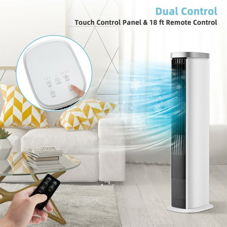 Space-Saving Air Cooling Unit – 3-in-1 Fan with Timer & Humidifier Mode | Easy to Move | For Everyday Indoor Comfort