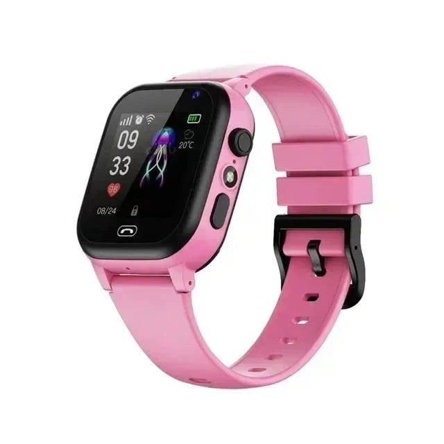 Smart GPS Watch for Kids with 4G Connectivity, Video Call Support, SOS Function, Games, Large 1.96 Inch Screen, and 13MP Camera