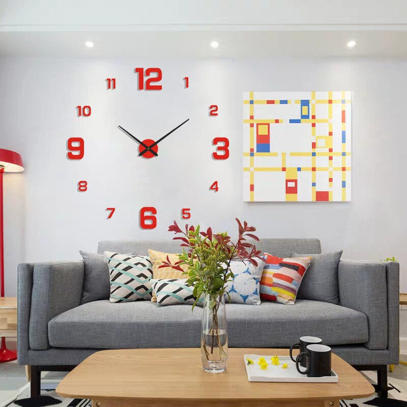 Modern Statement Wall Clock – Artistic Design for Bold Interior Accents