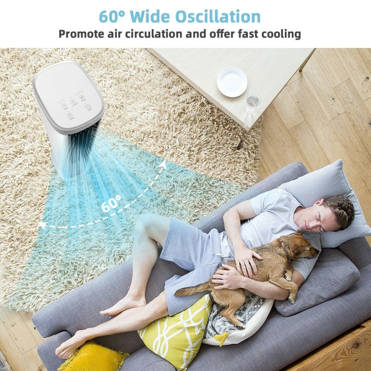 Space-Saving Air Cooling Unit – 3-in-1 Fan with Timer & Humidifier Mode | Easy to Move | For Everyday Indoor Comfort