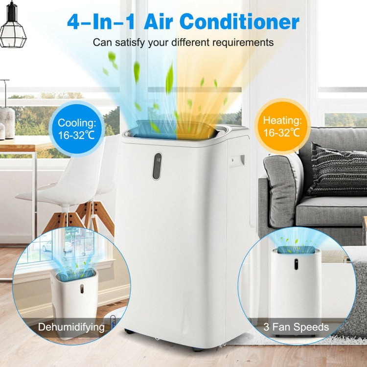 High-Efficiency Portable Smart AC – 12000 BTU WiFi-Connected Air Conditioner with Remote App Control | Easy Climate Solution | Ideal for Apartments