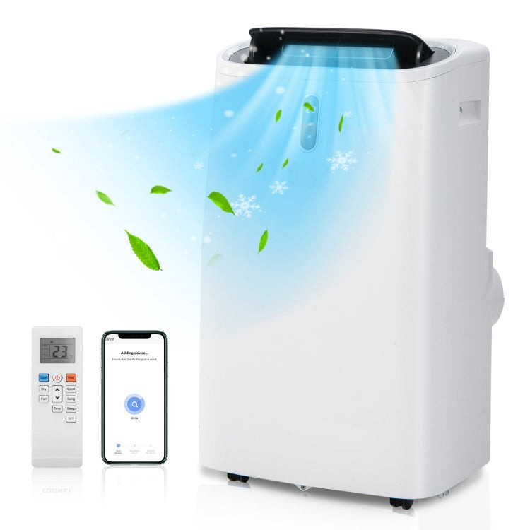 High-Performance WiFi AC – 14000 BTU Portable Unit with Digital Display & App | Smart Comfort | Ideal for Large Indoor Spaces