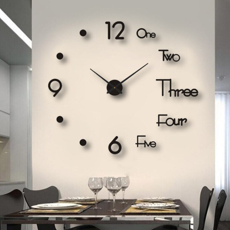 Modern Statement Wall Clock – Artistic Design for Bold Interior Accents