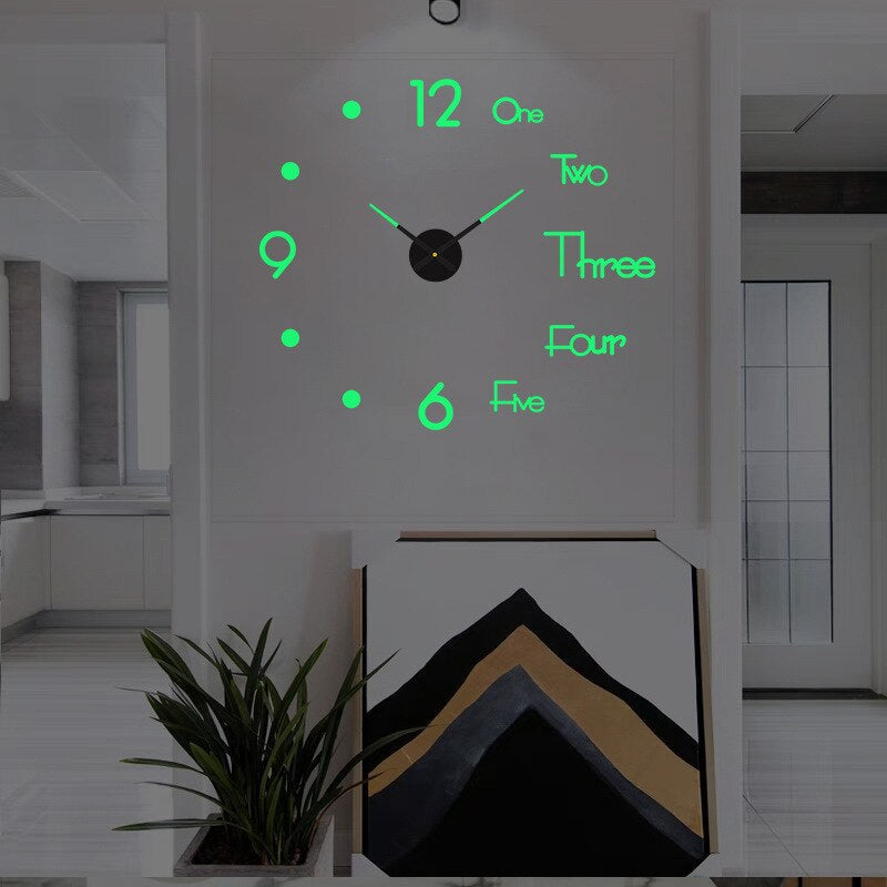 Modern Statement Wall Clock – Artistic Design for Bold Interior Accents