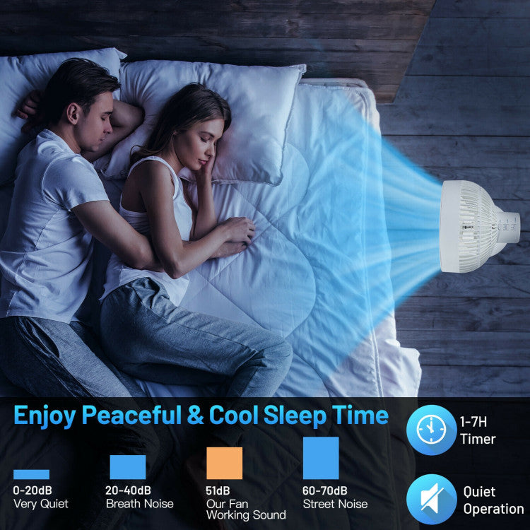 Compact 9-Inch Standing Fan – Silent Operation with Tilt & Oscillation | Customizable Airflow | For Bedrooms & Desks