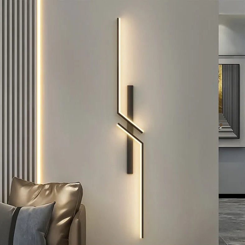 GlowEdge – Sleek LED Wall Sconce with Adjustable Lighting for Contemporary Interiors