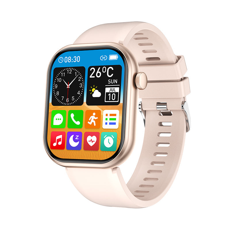 All-in-One Smartwatch with Heart Rate Sensor, Step and Fitness Tracking, Sleep Analysis, and Water-Resistant Build