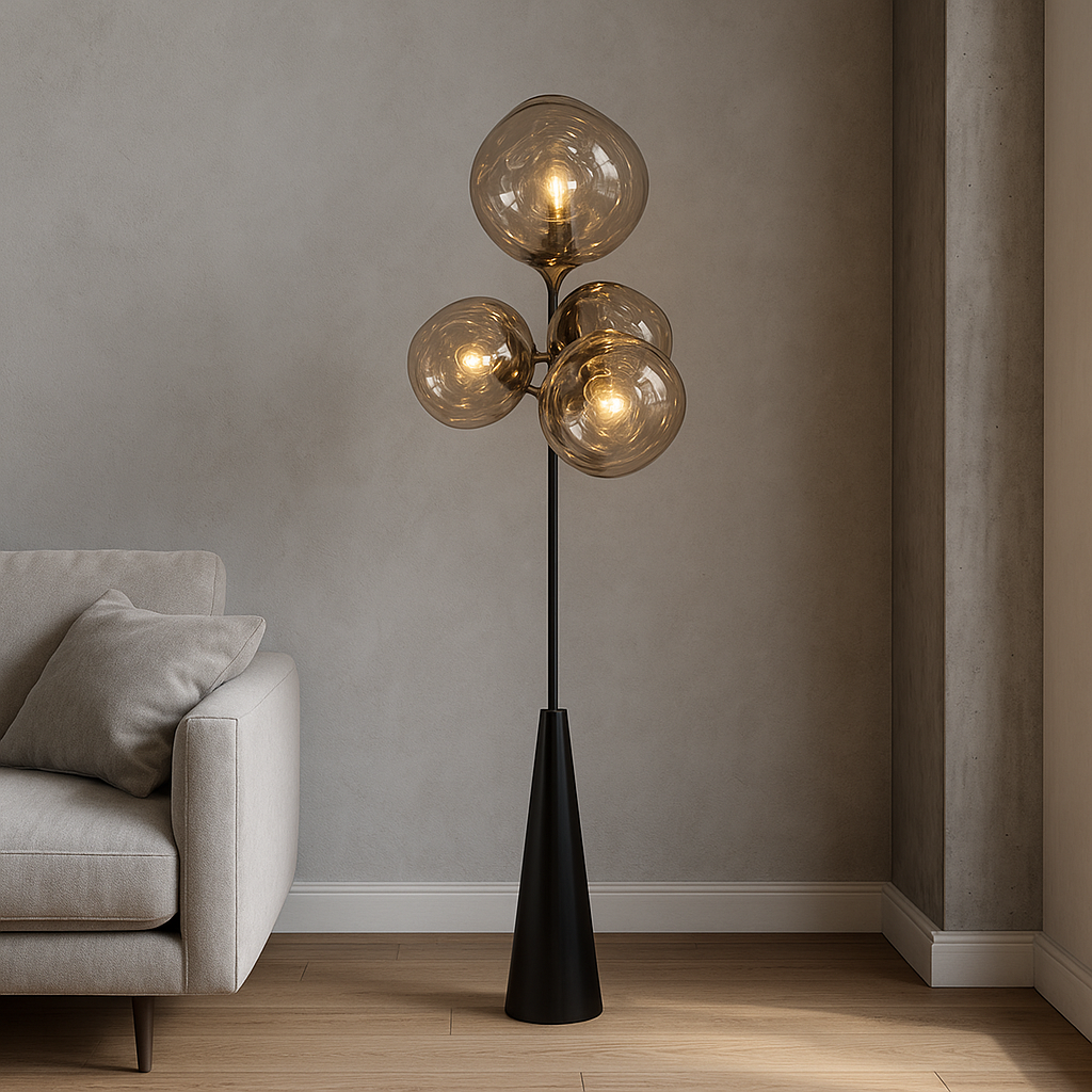 Aenor | Sculptural Lava-Inspired Floor Lamp
