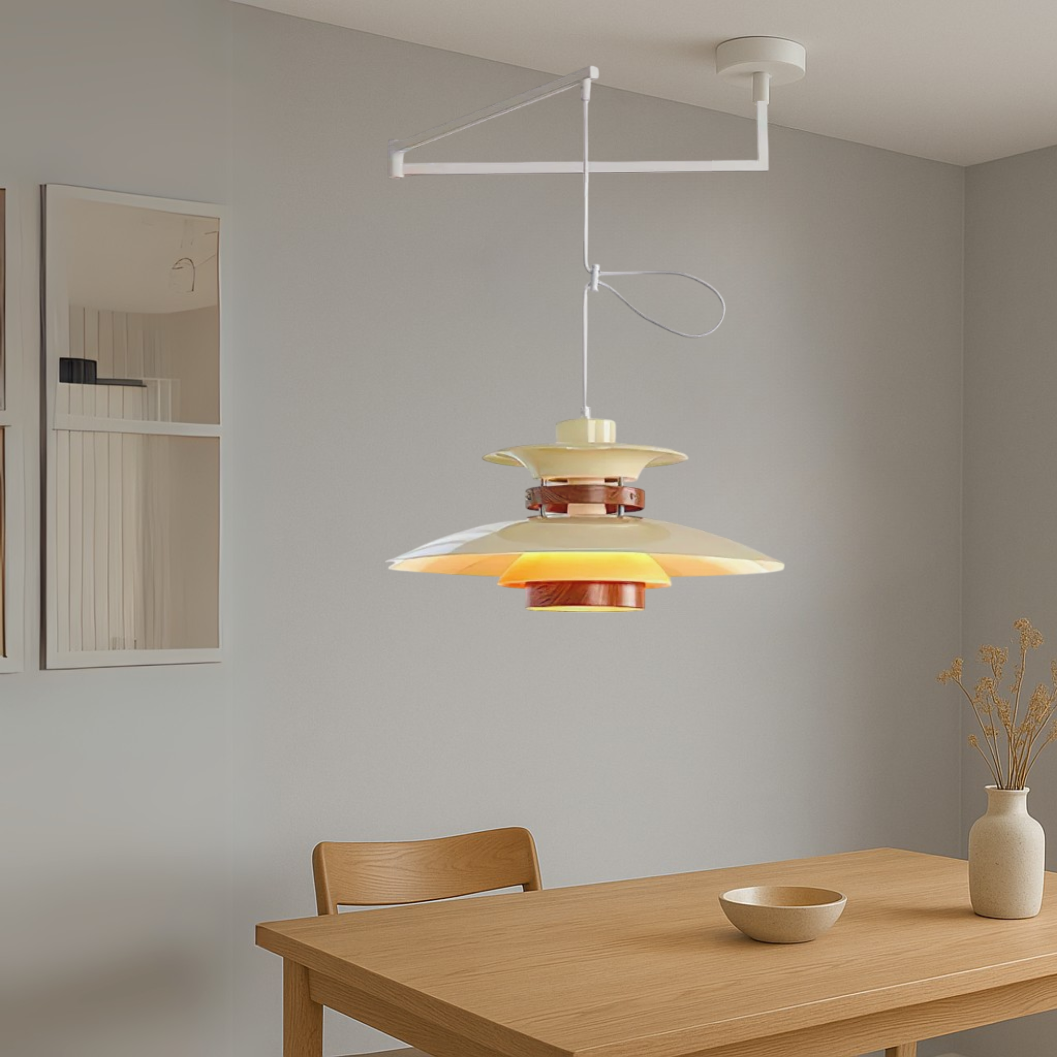 Aeronel | Modern Swing-Arm Adjustable Pendant Light