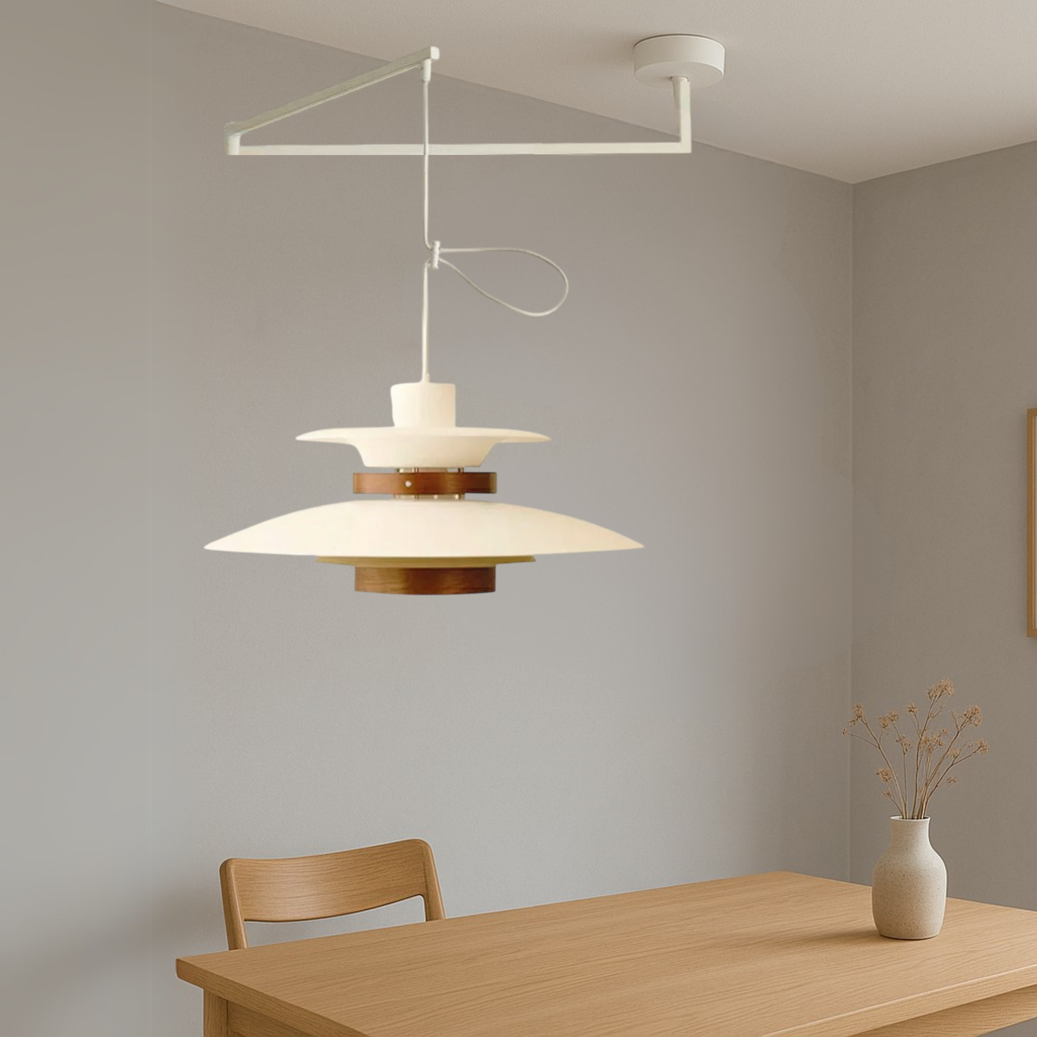 Aeronel | Modern Swing-Arm Adjustable Pendant Light
