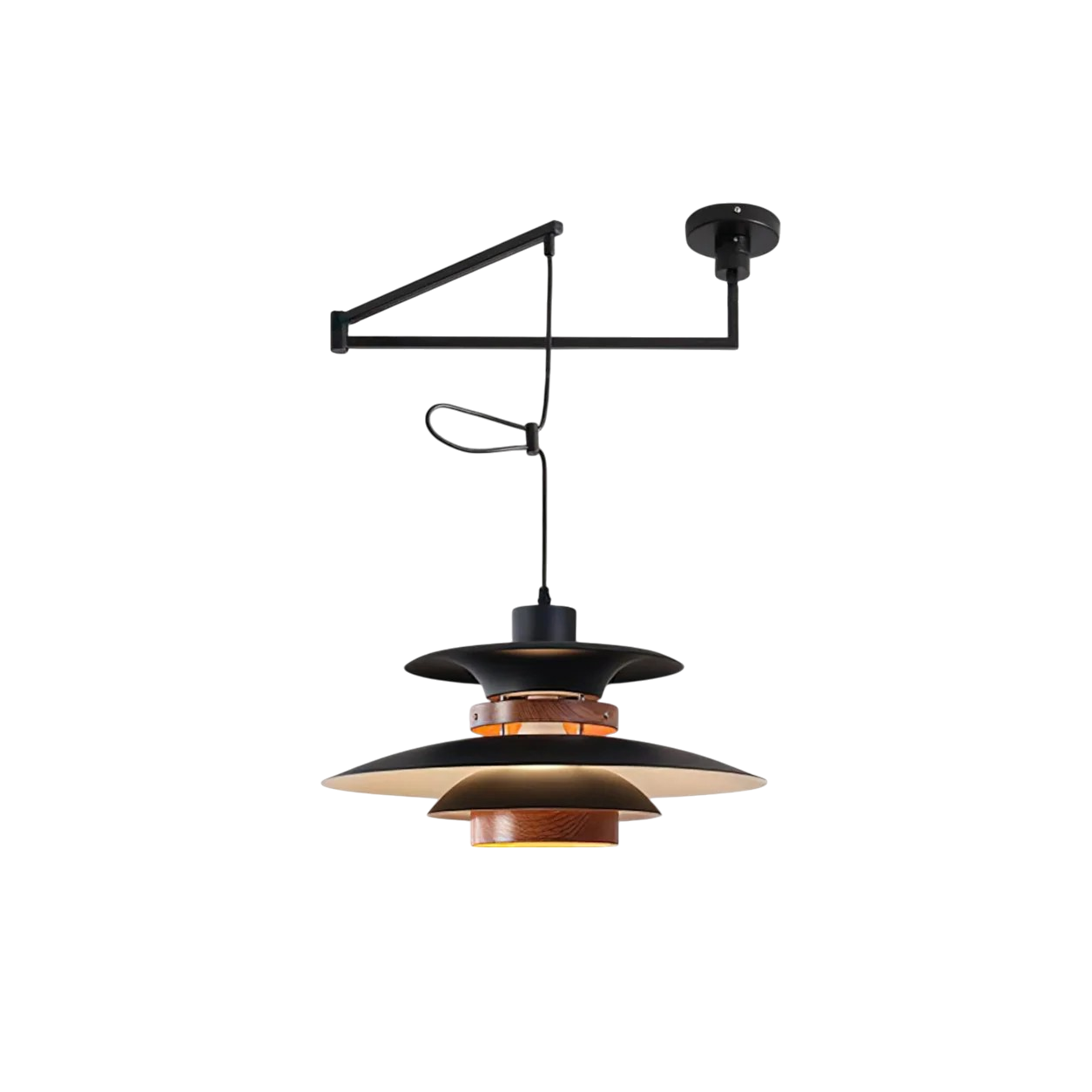 Aeronel | Modern Swing-Arm Adjustable Pendant Light