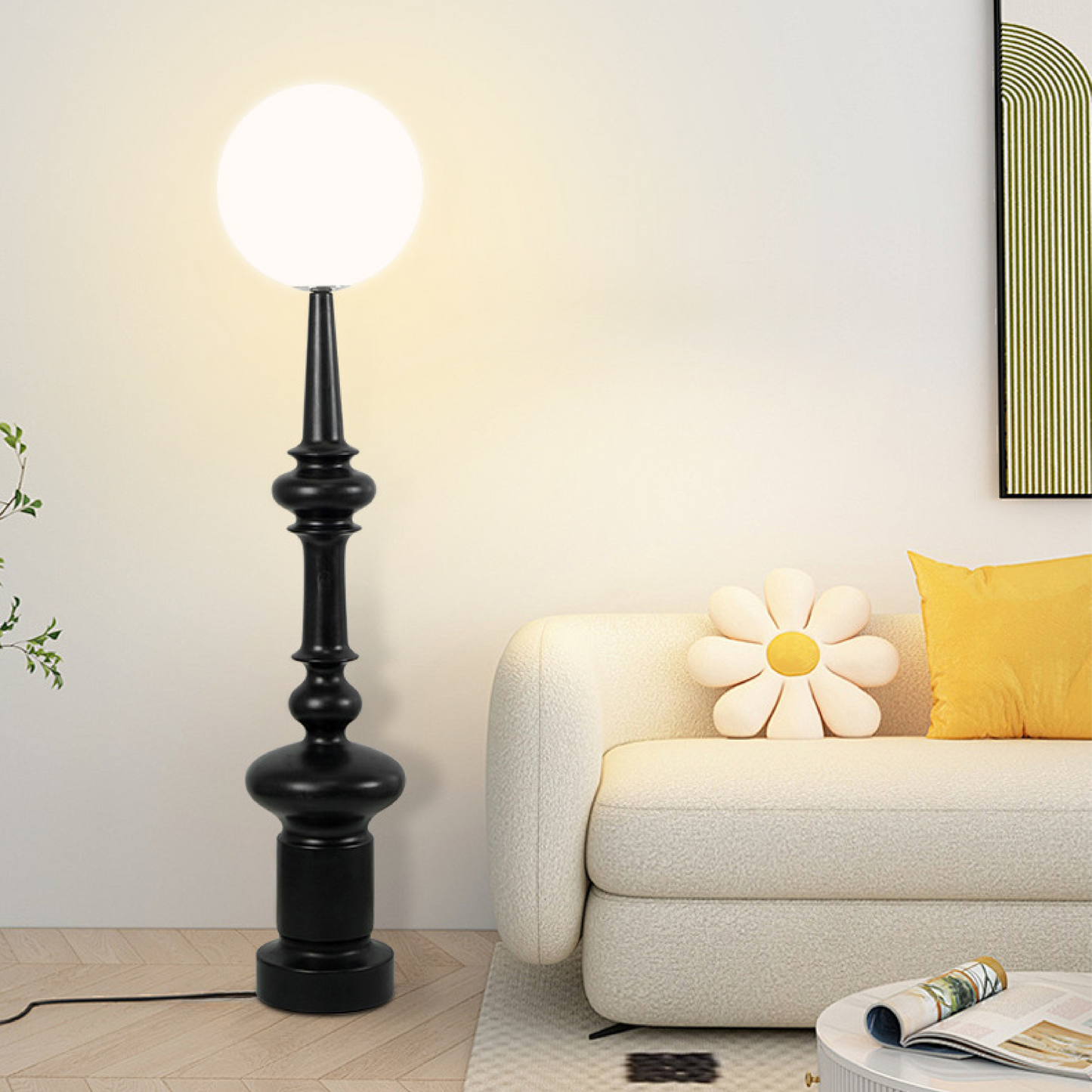 Aestheticor | Bauhaus Black Floor Lamp for Modern Minimalist Interior