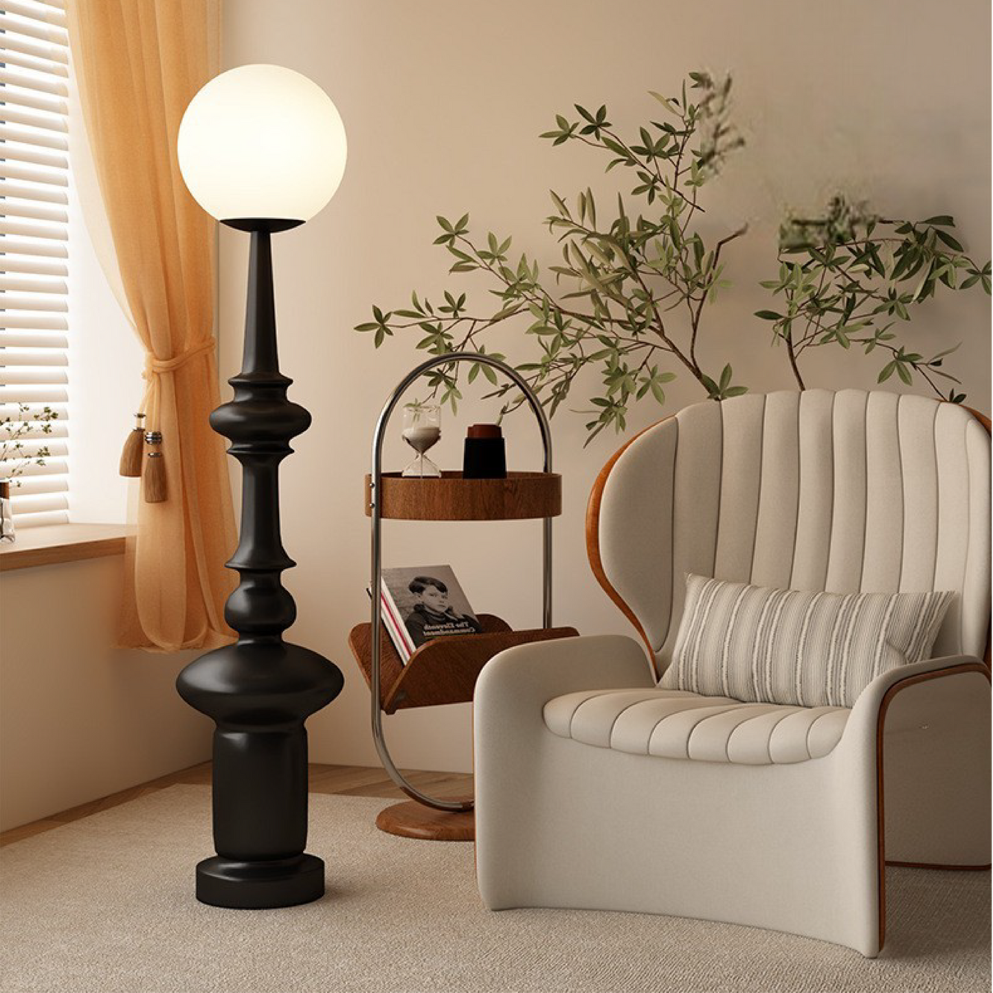 Aestheticor | Bauhaus Black Floor Lamp for Modern Minimalist Interior