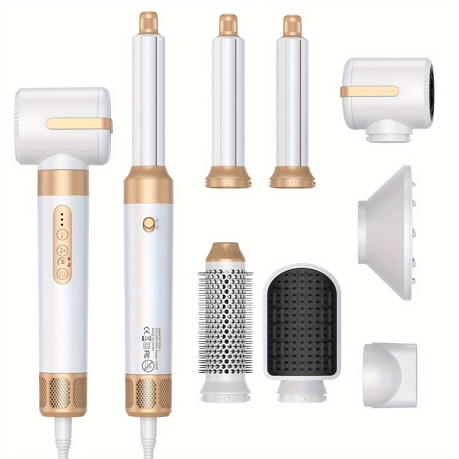 AirSpin Pro – 7-in-1 Brushless Hair Dryer & Auto Curling Styler