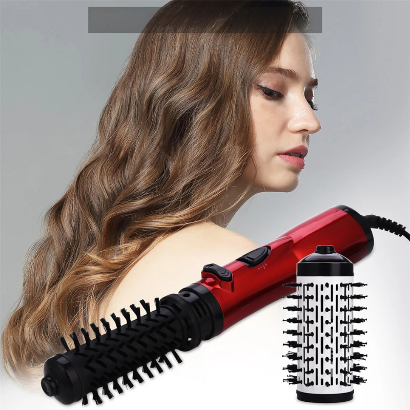 TwirlWave Brush – An auto-rotating hair styler with ionic technology for smooth and shiny hair.