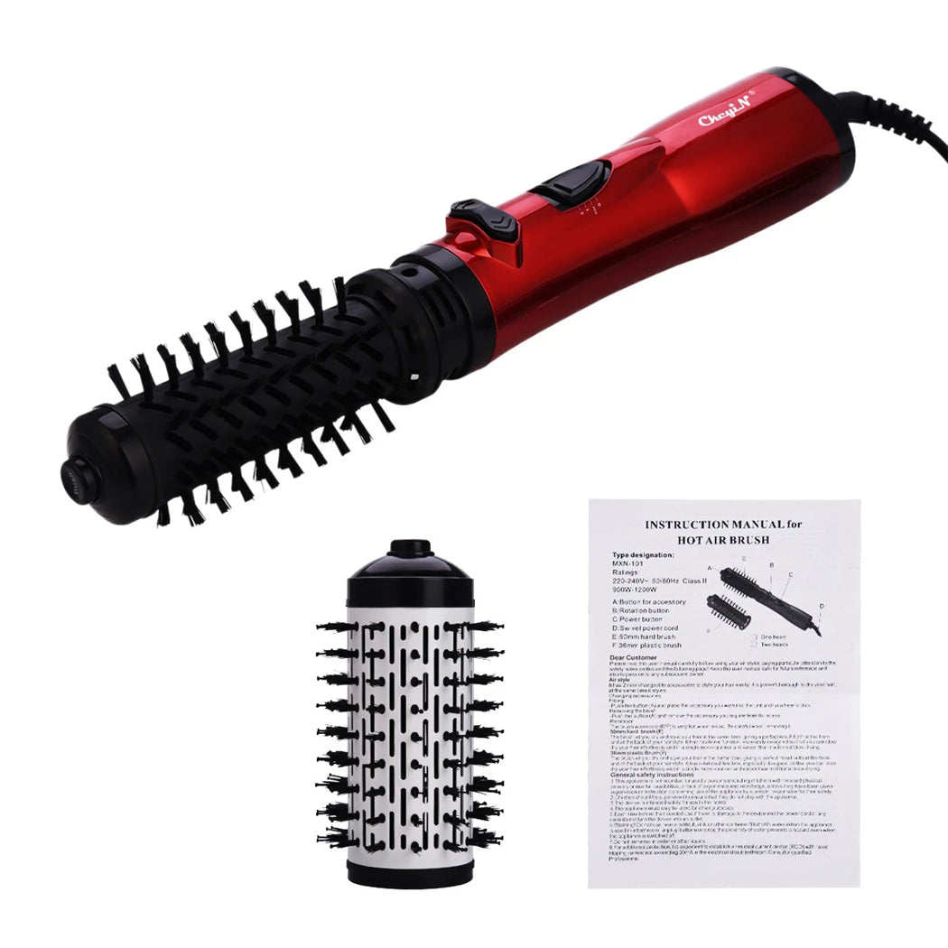TwirlWave Brush – An auto-rotating hair styler with ionic technology for smooth and shiny hair.