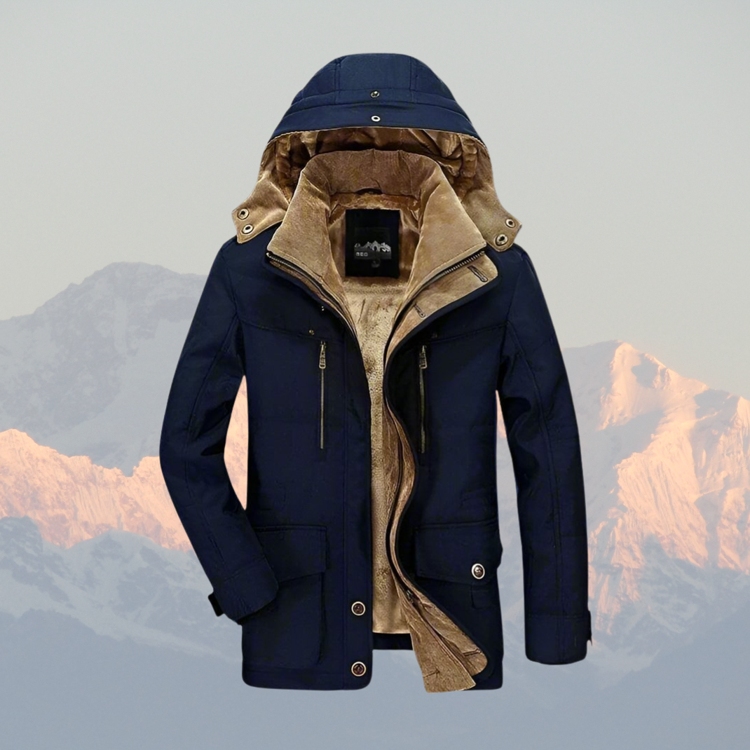Theodore | Insulated Faux Fur Lined Parka for Men