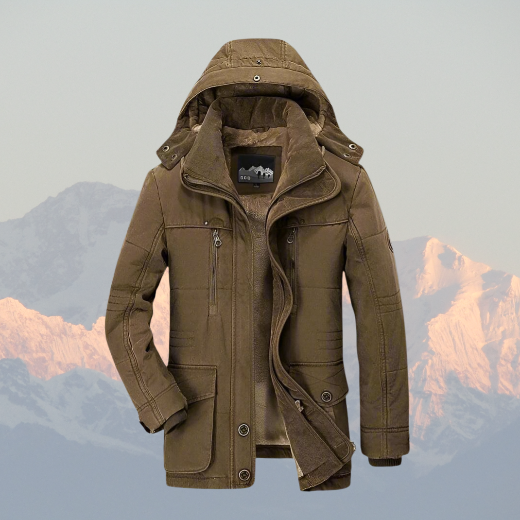Theodore | Insulated Faux Fur Lined Parka for Men