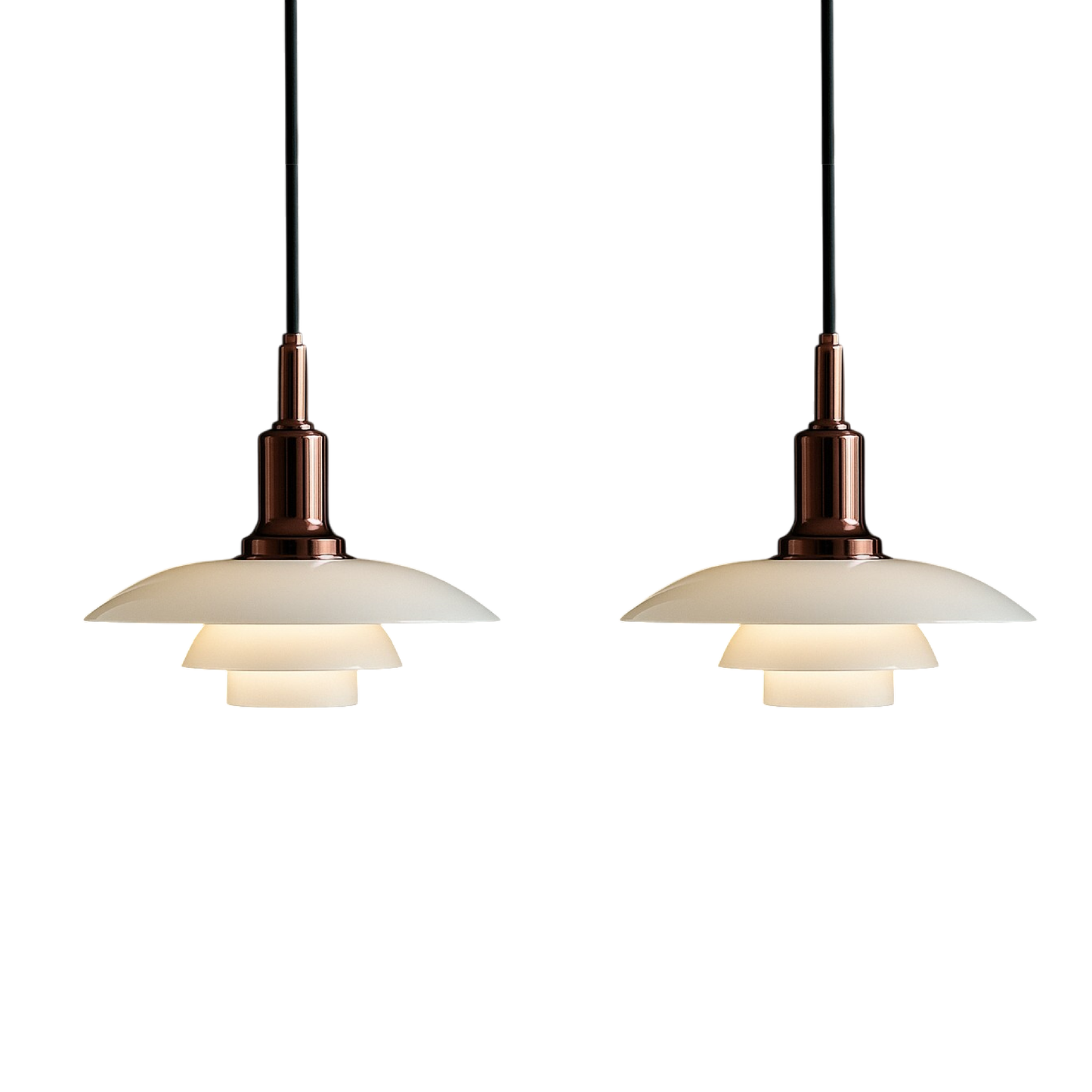 Aluris | 2/3-Head Danish Style Hanging Pendant Light