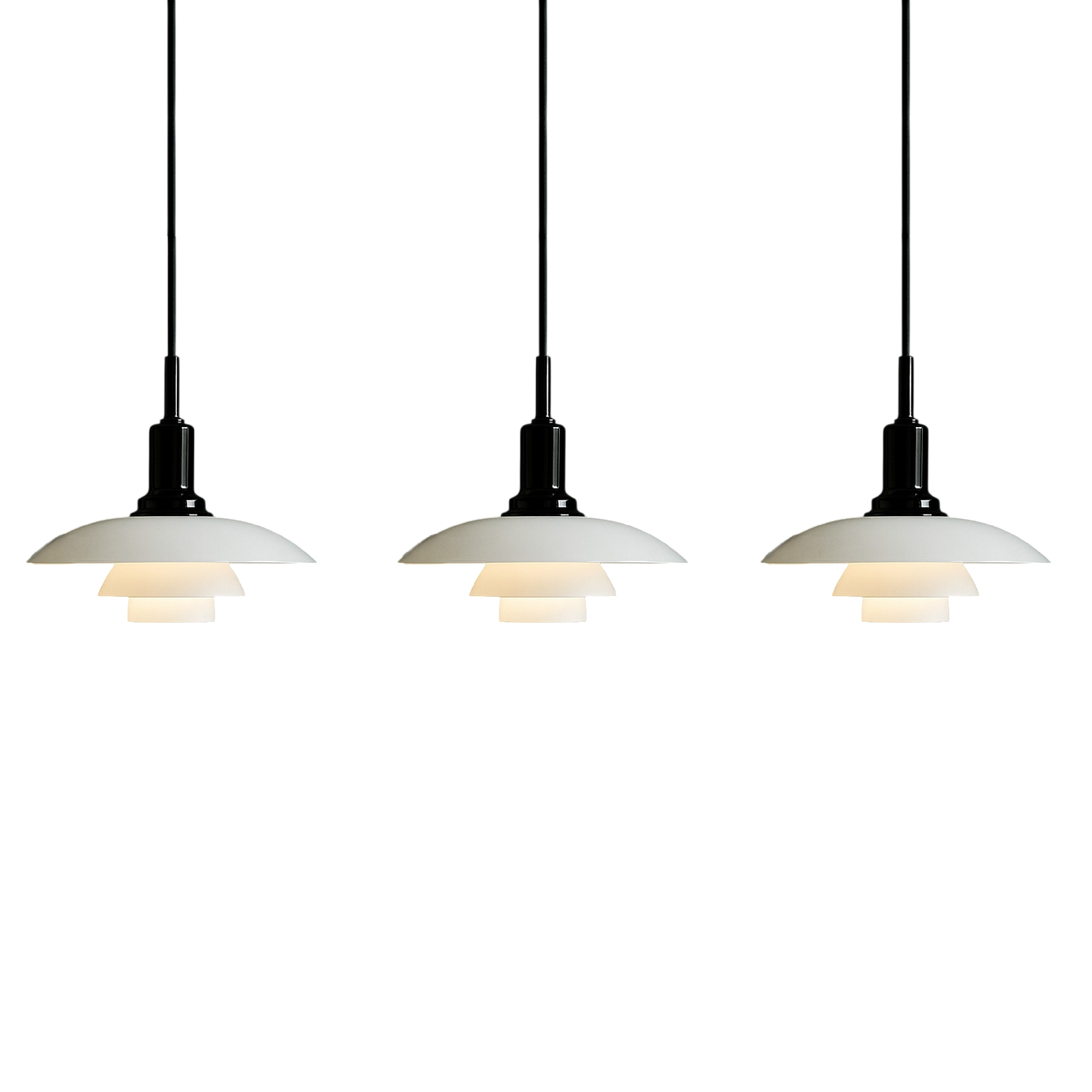 Aluris | 2/3-Head Danish Style Hanging Pendant Light