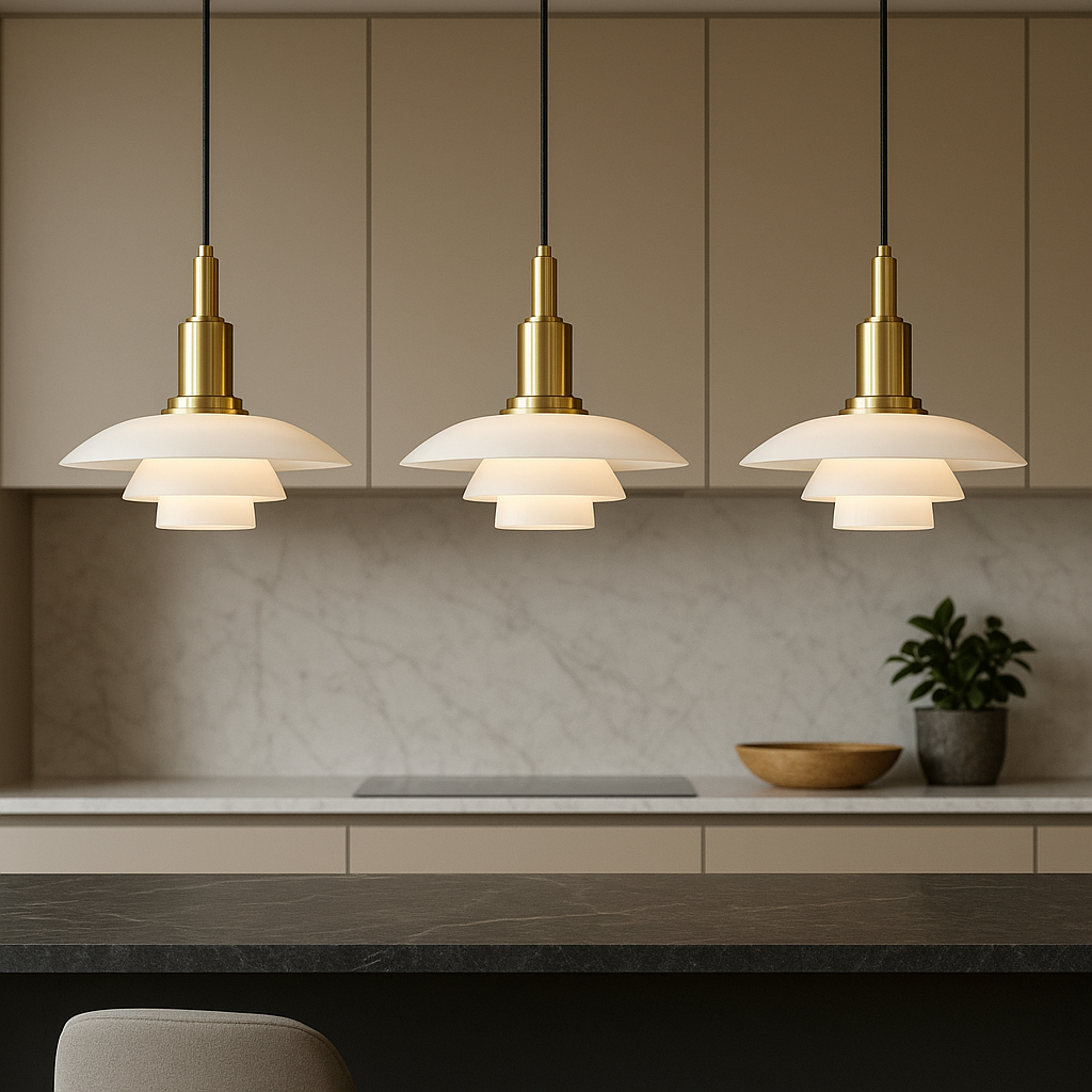 Aluris | 2/3-Head Danish Style Hanging Pendant Light