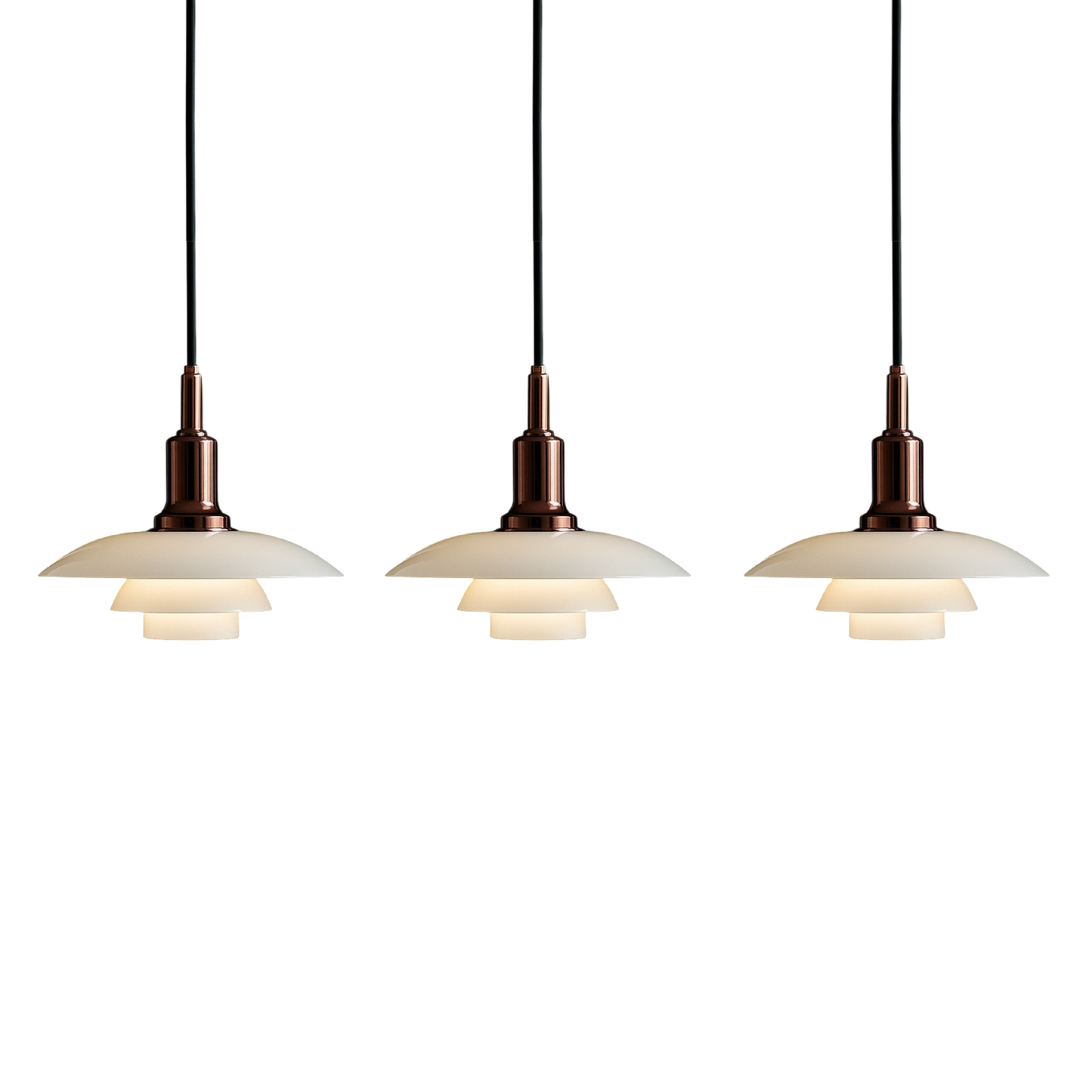 Aluris | 2/3-Head Danish Style Hanging Pendant Light