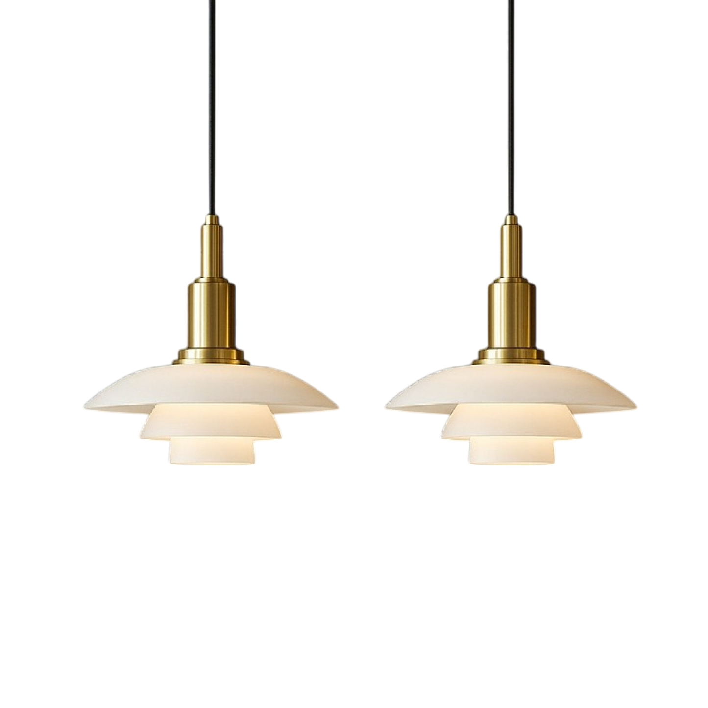 Aluris | 2/3-Head Danish Style Hanging Pendant Light