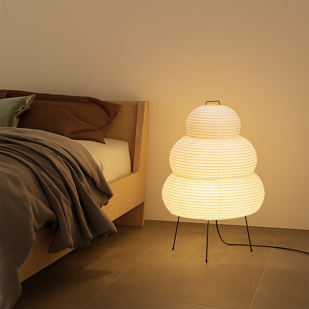 Alvora | Contemporary Rice Paper Table Lamp