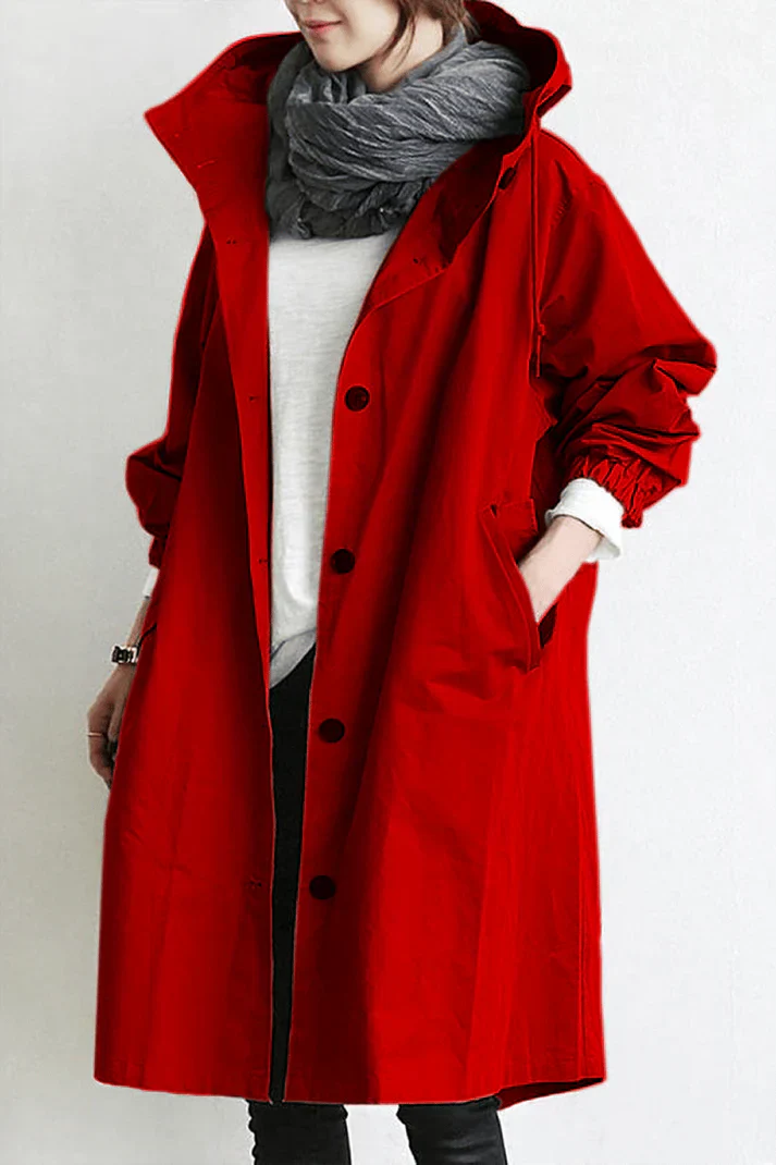 Liana | Women's Oversized Trench Coat – Chic Style with Relaxed Elegance