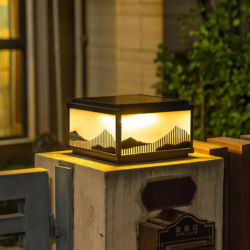 Ambra | Minimalist Outdoor Solar Pole Light for Stylish Landscapes