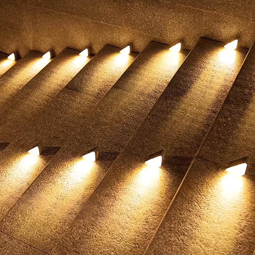 Ambros | Solar Powered Step Lights for Elegant Outdoor Stairs
