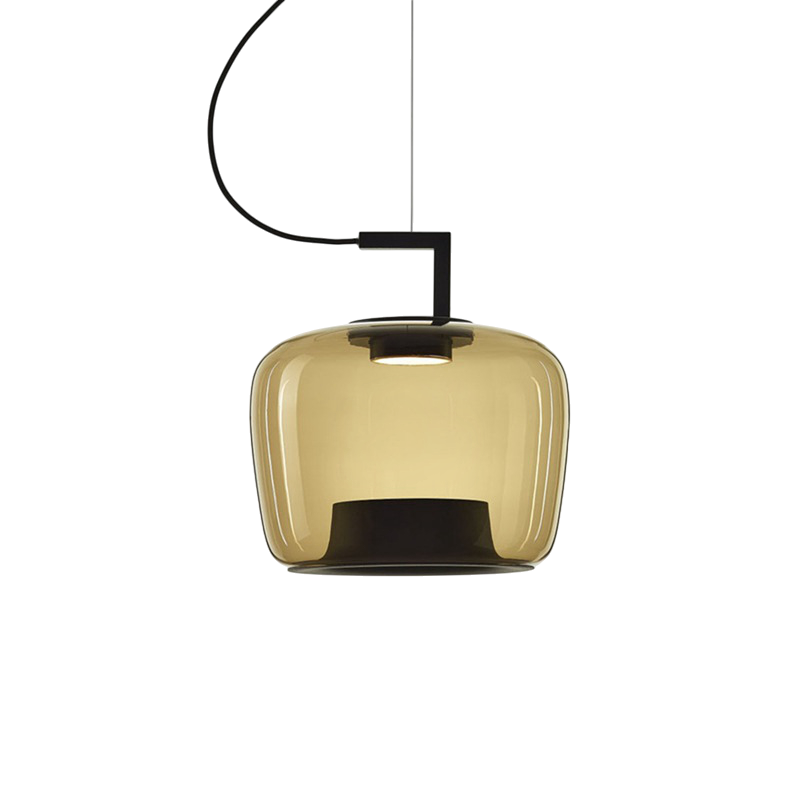 Amvora | Modern Glass Pendant Light for Living & Dining Rooms
