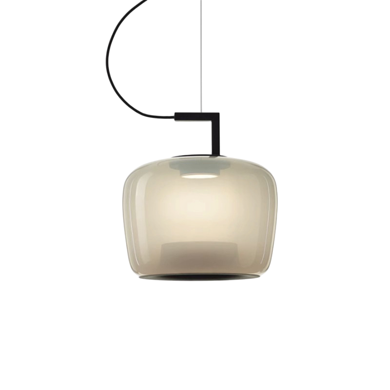 Amvora | Modern Glass Pendant Light for Living & Dining Rooms