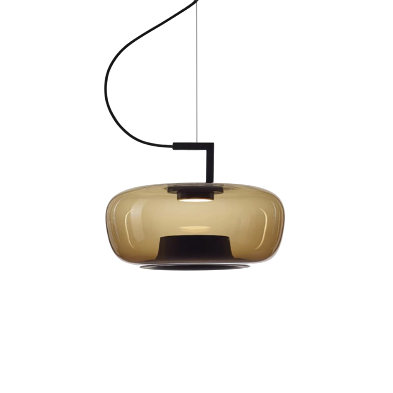 Amvora | Modern Glass Pendant Light for Living & Dining Rooms