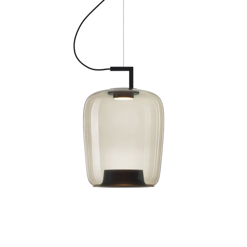 Amvora | Modern Glass Pendant Light for Living & Dining Rooms