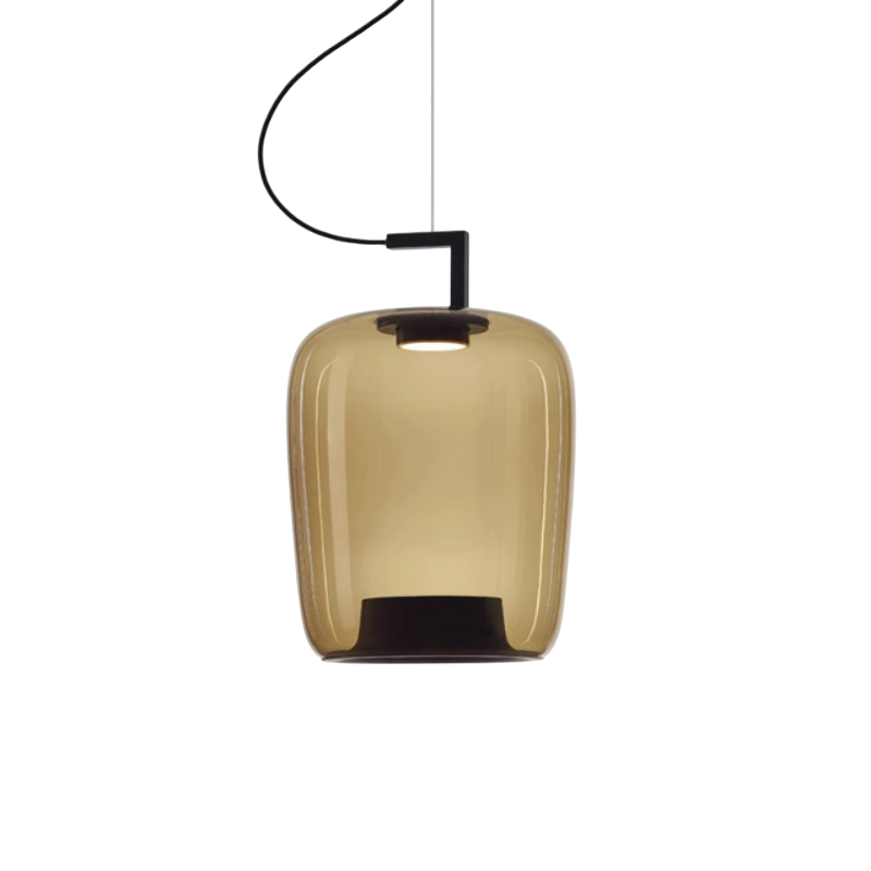 Amvora | Modern Glass Pendant Light for Living & Dining Rooms