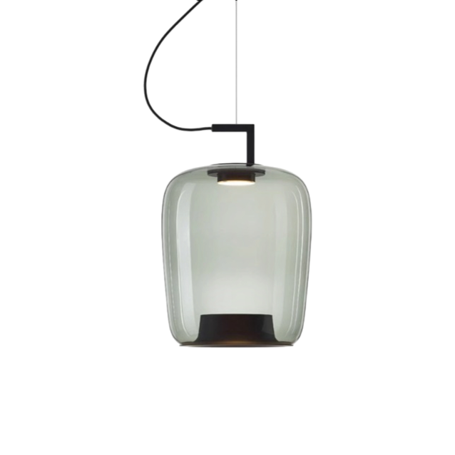 Amvora | Modern Glass Pendant Light for Living & Dining Rooms