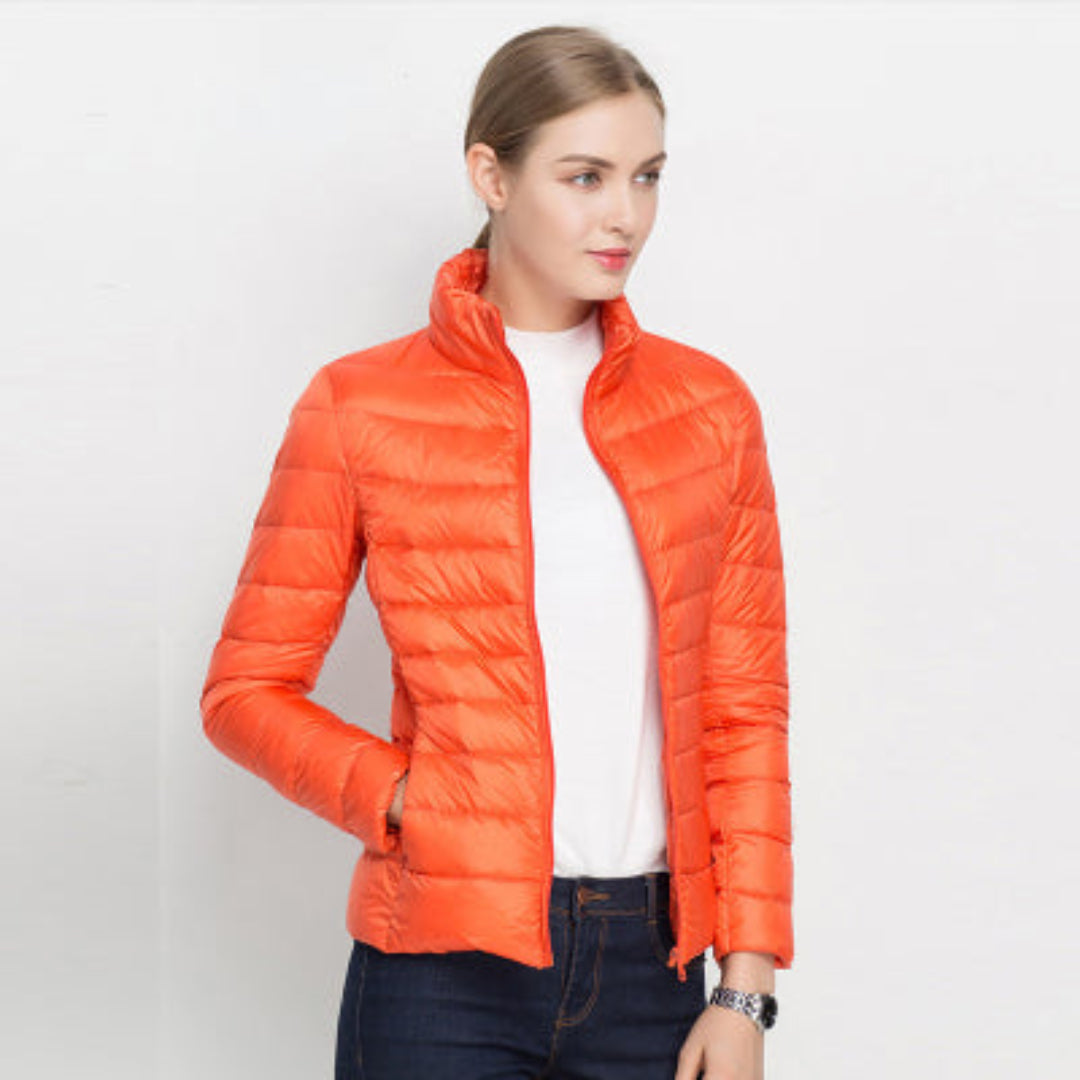 Andrea | Classic Women's Long-Sleeved Quilted Coat for Winter Warmth